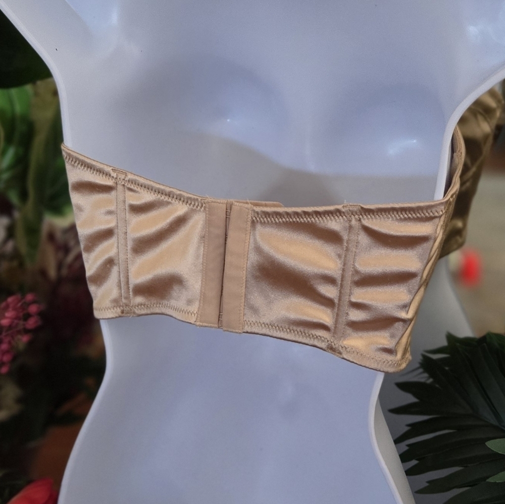 FOREVER 21 Champagne Strapless Corset Top - Picture 5 of 8